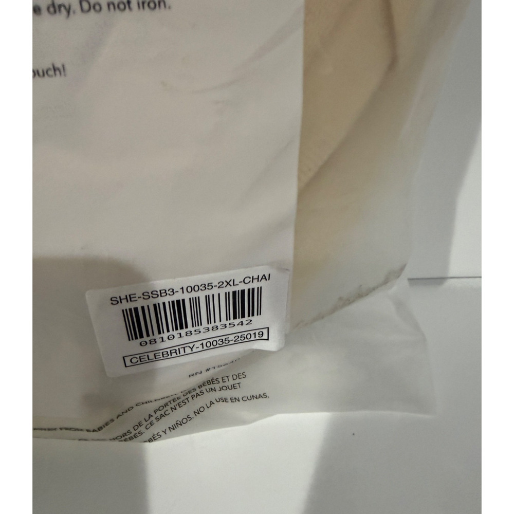 Shapermint Essentials Everyday Sweetheart Wireless Contour Bra Chai 2XL NEW - Picture 5 of 5